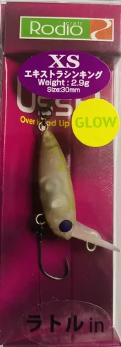 Воблер Rodio Craft Ussa Rattle 30XS 2,9гр -#23Glow (1132)